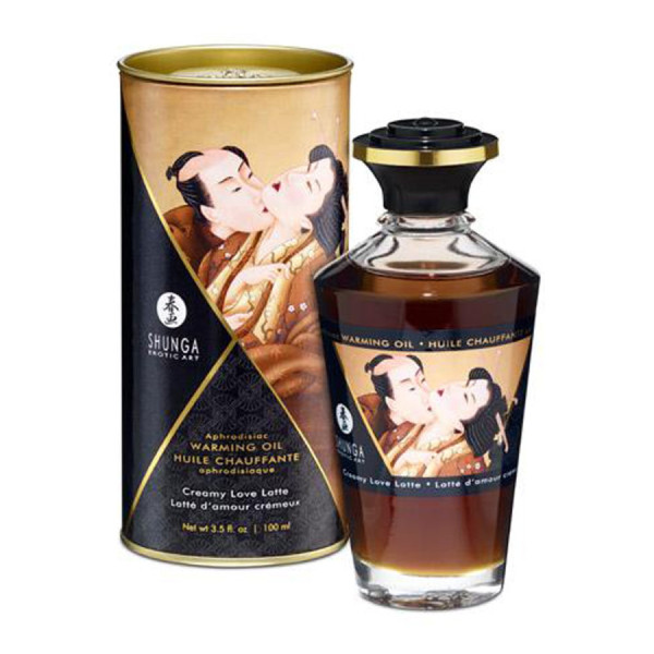 Huile chauffante latté d'amour comestible 100ml 